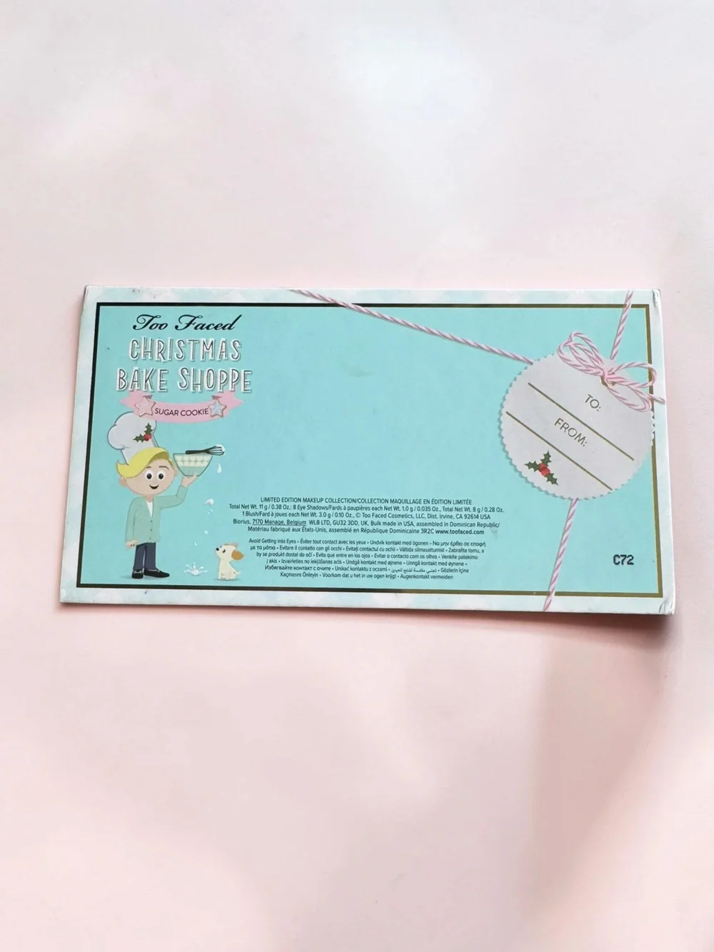 Too Faced Christmas Bake Shoppe Palette NEW